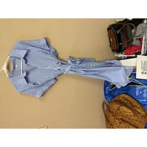 Chic Striped Button-Up Dress